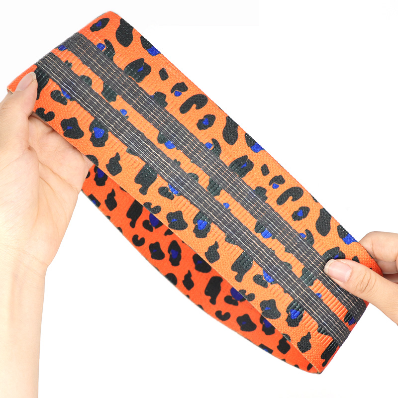 Leopard Print Booty Bands, Non - đánh giá và giá Yoga Fitness Resistance Band